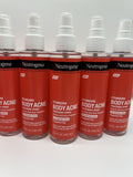 (5) Neutrogena Stubborn Body Spray Salicylic Acid Blemish Fragrance-Free 5.5oz