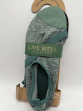 X-Large Fitkicks Women Active Lifestyle Footwear GREEN FLEX Yoga Water Sport XL