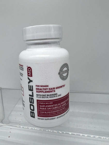 Bosley Healthy Hair Growth Supplements For Women 60 Count Hair Supplement 1025