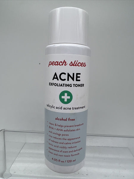 Peach Slices Exfoliating Toner Blemish Treatment 4.05oz COMBINE SHIP!