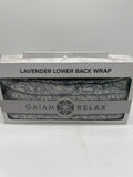 Gaim Relax Gray Calming Lavender Scented Lower Back Wrap Microwave Hot Cold Pack