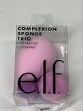 E.L.F. Complexion Sponge Trio, 3 Sponges For Precise Coverage Box Damage fresh