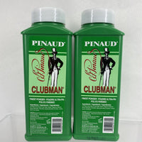 (2) Clubman Pinaud Finest Powder Aftershave Haircut World Famous fresh 4 oz