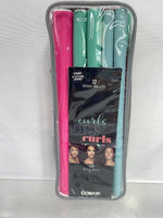 Conair 12 Pcs. Spiral Rollers For Long Hair Curls Assort sz fresh Combine Ship