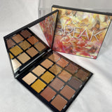 LA Girl Break Free 16 Color Eyeshadow Palette w/ Mirror Butterfly BE YOU fresh