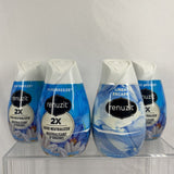 (4) Renuzit Gel Air Fresheners Pure Breeze & Snuggle Linen Escape 7 oz fresh