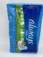 Size 2 ALWAYS MAXI - Long Super Size w/ Flexi-Wings - 32 Pads fresh
