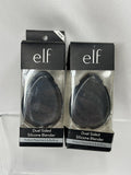 (2) e.l.f. Dual Sided Silicone Blender Sponge Black Box Damage fresh