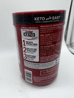 (2) Slim Fast Keto Meal Replacement Powder Brownie Batter Fudge Low Carb 13.4oz
