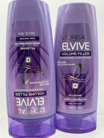 (2) LOreal Elvive Thickening volume filler￼ Shampoo Conditioner Fine Hair 12.6oz