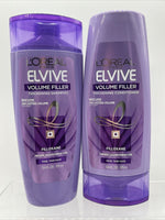(2) LOreal Elvive Thickening volume filler￼ Shampoo Conditioner Fine Hair 12.6oz