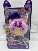 Polly Pocket Pet Connects Stackable Unicorn Compact Playset pink toy COMBINESHIP