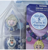 Disney Frozen 2 Jewelry Necklace Activity Set 150 Bead 5 Interchangeable Charms