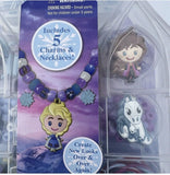 Disney Frozen 2 Jewelry Necklace Activity Set 150 Bead 5 Interchangeable Charms