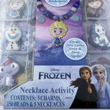 Disney Frozen 2 Jewelry Necklace Activity Set 150 Bead 5 Interchangeable Charms