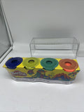 Hasbro Play-Doh Modeling Compound 4 Pack Colors Orange Blue Green Yellow 16oz