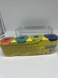 Hasbro Play-Doh Modeling Compound 4 Pack Colors Orange Blue Green Yellow 16oz