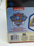 Paw Patrol On The Go Sidewalk Chalk & Stencil Kit Tin Carry Case With Handle 3+