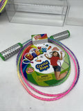 (1) 7’ Basix Crystal Jump Rope Kids Fun Activity AST Rainbow Pink Green Purple