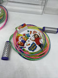 (1) 7’ Basix Crystal Jump Rope Kids Fun Activity AST Rainbow Pink Green Purple