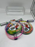 (1) 7’ Basix Crystal Jump Rope Kids Fun Activity AST Rainbow Pink Green Purple