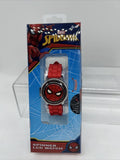 Marvel Spider-Man LCD Boys Digital Watch Spinner Dial Lift Cover Show Time Toy