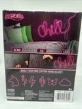DIY Pink Neon Sign Kit Wall Decor Teen Bedroom Dorm Room Words Shape Light 10’