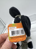 Disney Halloween Minnie Mouse Beanie Plush black white Just Play 10" Stuffed Ani