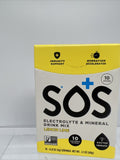 SOS Lemon Lime Electrolyte & Mineral Drink Mix 10 SERVINGS COMBINE SHIPPING