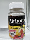 Airborne Kids Immune Support Supplement Vitamin C 21 Gummies 12/23 COMBINESHIP