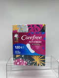 CareFree Acti-Fresh Body Shaped Thin Regular Pads Pantiliners 120ct