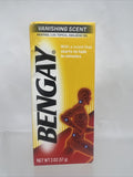 BENGAY Vanishing Scent Pain Relieving Creme 2oz Muscle Joint Pain 1/24