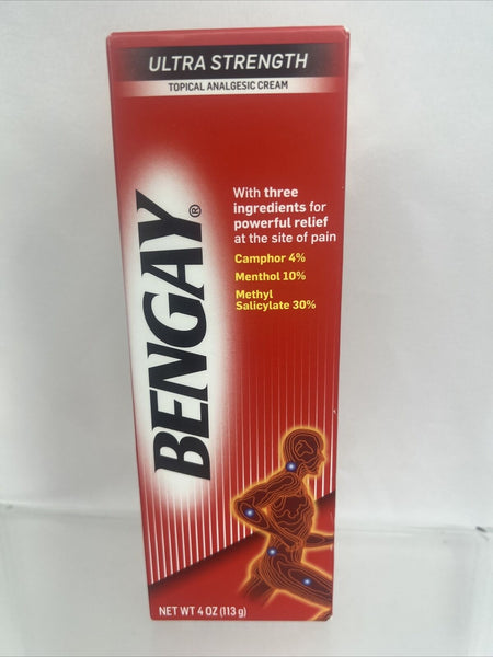 Ultra Strength Bengay Topical Pain Relief Creme Non-Greasy Analgesic 4oz 9/24