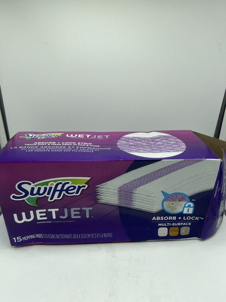 Swiffer Wet Jet Mopping Pad Refills, Multi Surface (15 Count)