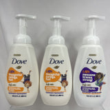 (3) Dove Kids Care Foaming Body Wash ￼ Coconut Cookie Berry Smoothie 13.5oz