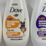 (3) Dove Kids Care Foaming Body Wash ￼ Coconut Cookie Berry Smoothie 13.5oz