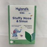 Hyland's Kids, Stuffy Nose And Sinus 50 Quick Dissolve Tablets Age 4-12 10/24