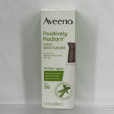 Aveeno Positively Radiant Daily Moisturizer SPF 30. 2.3oz. 03/25 COMBINE SHIP