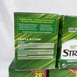 (4) Stridex Sensitive w/Aloe 110 Soft Touch Pad Salicylic Acid Medication 06/24