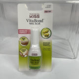KISS VitaBond Nail Glue Odorless Infused L Nourishing Vitamins A Pink Tint