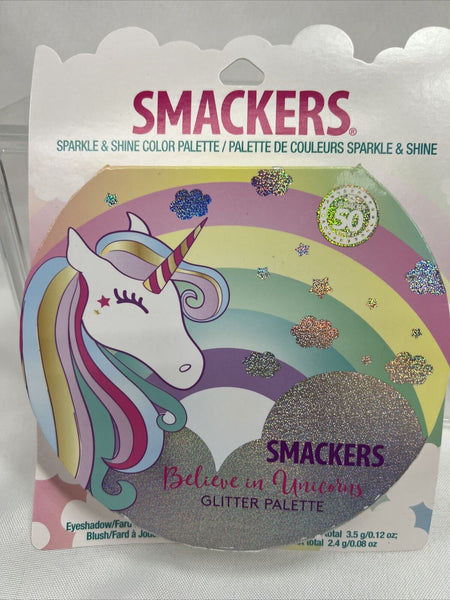 Smackers Sparkle & Shine Unicorn Color Palette 7 Eyeshadow 3 Blush Christmas