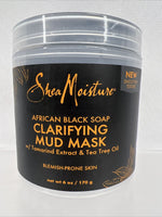 Shea Moisture African Black Soap Clarifying Mud Mask 6 Oz COMBINE SHIPPING!