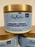 (3) Shea Moisture Manuka Honey & Yogurt Hydrate+Repair Whipped Curl Creme 11.5oz