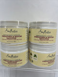 (4) Shea Moisture Strengthen & Restore Smoothie Hair Curl Black Caster 11.5oz
