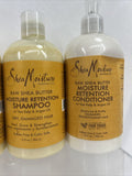 (4) Shea Moisture Moisture Retention Shampoo Sea Kelp & Conditioner Hair 13oz