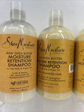 (4) Shea Moisture Moisture Retention Shampoo Sea Kelp & Conditioner Hair 13oz