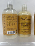 (4) Shea Moisture Moisture Retention Shampoo Sea Kelp & Conditioner Hair 13oz