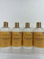 (4) Shea Moisture Raw Shea Butter Deep Moisturizing Shampoo Sea Kelp Hair 13oz