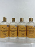 (4) Shea Moisture Raw Shea Butter Deep Moisturizing Shampoo Sea Kelp Hair 13oz