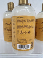 (4) Shea Moisture Raw Shea Butter Deep Moisturizing Shampoo Sea Kelp Hair 13oz